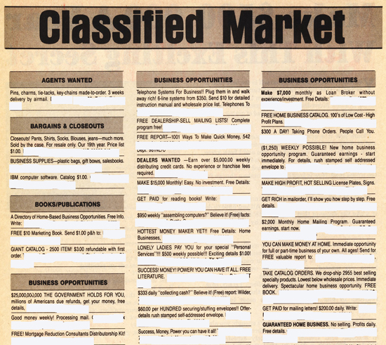 classified market