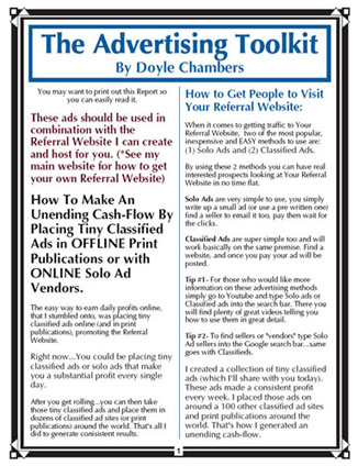 Doyle Chambers Advertising Toolkit