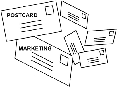 postcard marketing